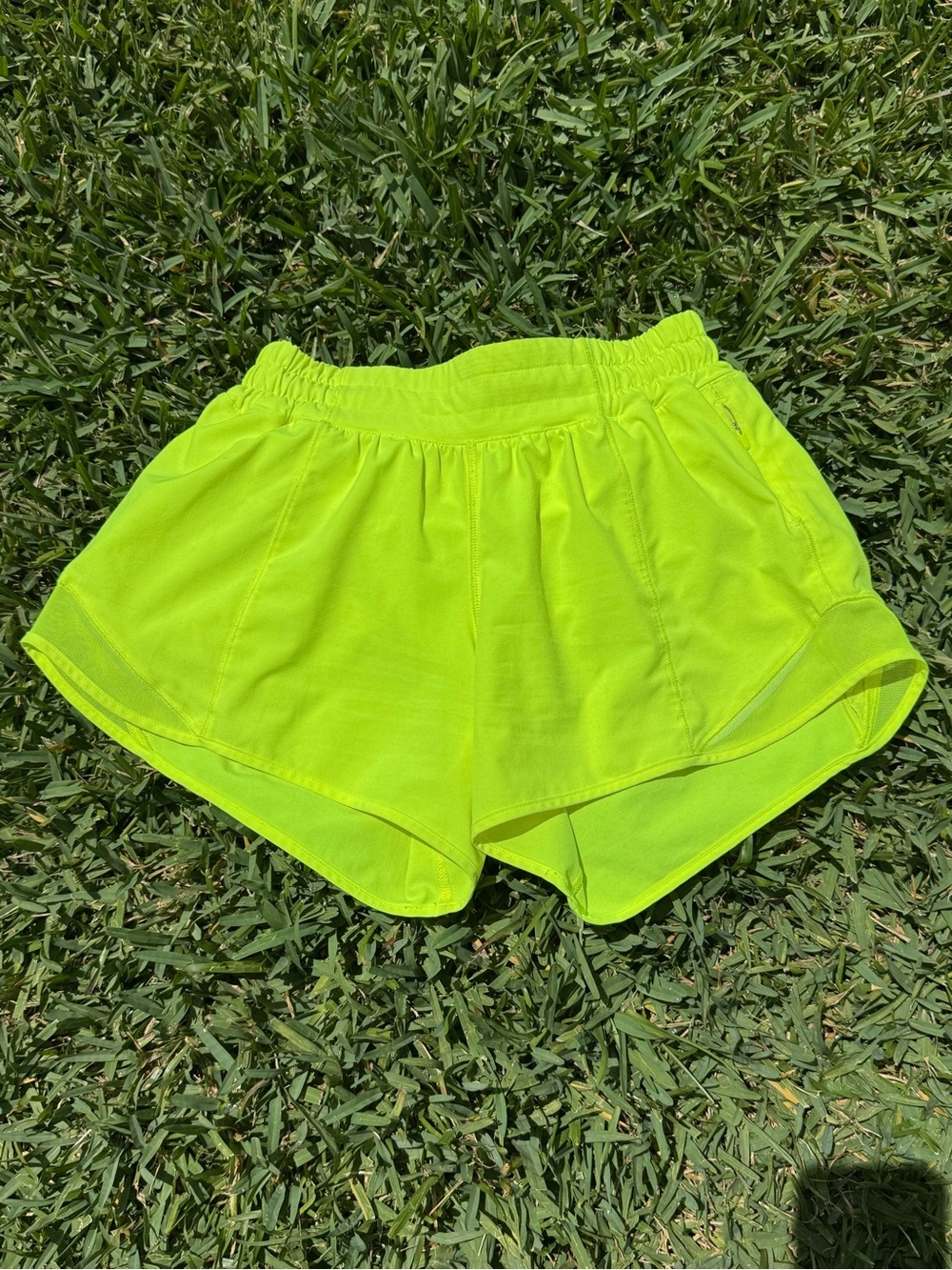 lululemon athletica Neon Yellow Shorts